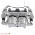 A-premium Disc Brake Caliper Assembly With Bracket Compatible Select Nissan Models Leaf 2011 2012 2013 Hatchback Front Driver