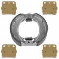 Caltric Front Sintered Brake Pads And Shoes Compatible With Honda Trx250x 2009-2020