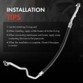 A-premium A C Suction Line Hose Assembly Compatible With Nissan Maxima 2004-2008 V6 3 5l Compressor To Evap