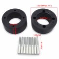 Httmt Mt277-010- Motorcycle Black Heavy Duty Urethane Atv 2 5 Inch 4 115 Wheel Spacers Compatible With Arctic Cat 250 250i 300