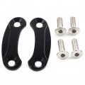 Fsfy Motorcycle Black Mirror Rearview Decorative Cover Caps Block Offs Base Plate For Kawasaki Zx-10r 2016-2021 Zx-6r 2019 2020