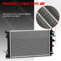 Dpi 2607 Factory Style 1-row Cooling Radiator Compatible With Saturn L300 L Ls Sedan Lw Wagon V6 00-05 Aluminum Core