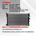 Dpi 2607 Factory Style 1-row Cooling Radiator Compatible With Saturn L300 L Ls Sedan Lw Wagon V6 00-05 Aluminum Core