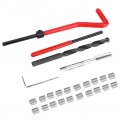 M7 X 1 0 Helicoil Thread Repair Kit Stainless Steel 25pcs Twisted Drill Wrench Threaded Insert Tap Insertion Tool M7x1