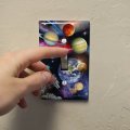 Solar System Planets Space Earth Saturn Jupiter Mars Plastic Wall Decor Toggle Light Switch Plate Cover 
