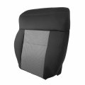 Autokay Seat Cover Driver Passenger Bottom Top Cloth For Ford F150 2004-2008 Dark Gray