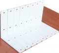 8 Pcs White L 6 X H W 1 5 5mm Thick Heavy Duty Metal Wall Brackets Steel Bracket For Hanging Diy Storage Or Decorative Shelving 