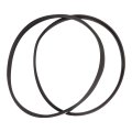 Lathe Drive Belts Set For 10 In Harbor Freight 65345 Mini High Strength Rubber Ribbed Replacement Motor Belt Black