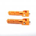 Minho Orange Cnc Folding Motorcycle Bicycle Foot Pegs M8 Rear Footrest Peg Footpeg For Mini Bike Parts Honda Grom Msx125 M10