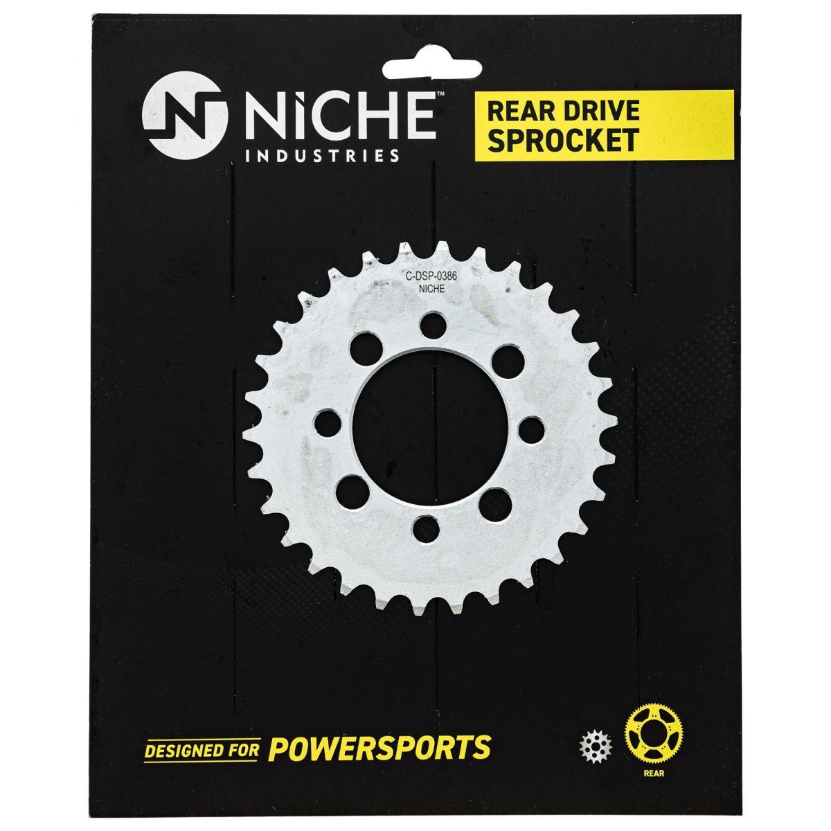 Niche 420 Pitch 30 Tooth Rear Drive Sprocket For Kawasaki Z125 Pro 42041-0154