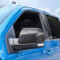 Boltry Abs Engineering Plastics Carbon Fiber Print Chrome Automobile Side Mirror Cover Door Rearview Trim For Ford F150