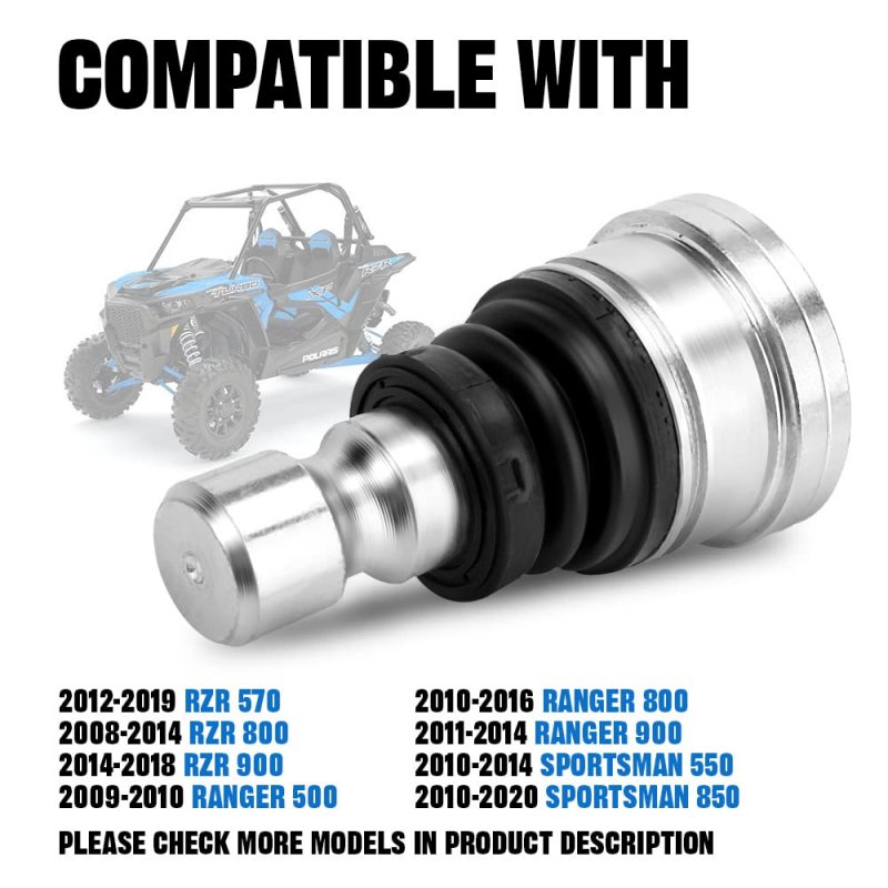 7061220 Upper And Lower Front Ball Joint For Polaris Rzr 570 800 900 Ranger Sportsman Scrambler Replaces 708192 Upper And Lower