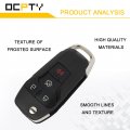 Ocpty Key Fob Shells Case For 2013-2016d For Fusion 2pcs