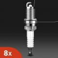A-premium Set Of 8 Ignition Coil Pack And Iridium Spark Plugs Compatible With Volkswagen Touareg Phaeton 2004-2006 V8 4 2l