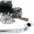 420cc Exhaust Header Pipe Replacement For Predator 420 301cc Gx240 270cc 390cc Mini Bike Go Kart Parts With Heat Shield Tape 