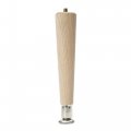 Waddell Round Taper Leg 8 H Self Leveling Sanded Wood Coffee Table Legs With 5 16 Hanger Bolt Replacement Unfinished Furniture 