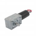 New Lon0167 Dc 24v 30rpm 8mmx15mm Dual D-shape Shaft Electric Power Turbo Worm Geared Motor Dc 24 Getriebemotor