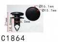 Autobahn88 Trunk Molding Clip Compatible With Honda Oem 90667tc0u01za Pack Of 20