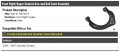 Front Right Passenger Side Upper Control Arm And Ball Joint Assembly Compatible With 2006-2007 Hyundai Sonata