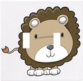 Lion Cub With Big Head Wallplate Decorative Light Switch Plate Cover 2 Gang 