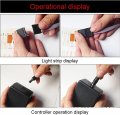 Amzstar Sound Music Activates Car Sticker Equalizer Illuminates Led Rhythm Light Flashes Blue 90x25cm