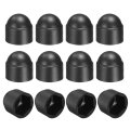12pcs Hex Nut Cover M12x18x23mm Plastic Dome Protection Cap Screws Bolt Covers For Indoor Outdoor Furniture Automotive Bolts 