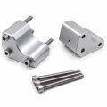 Silver Racing Lift Risers Handle Bar Adapter For Kawasaki Gtr 1400 Concours 14 Zg 2008-2018 P N Gzsp-zg-034 