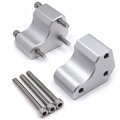 Silver Racing Lift Risers Handle Bar Adapter For Kawasaki Gtr 1400 Concours 14 Zg 2008-2018 P N Gzsp-zg-034