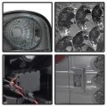 1997-2003 Ford F150 Pickup Flareside Smoked Lens Led Tail Lights Brake Lamps Replacement Driver Passenger