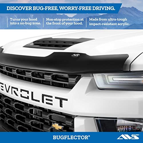Auto Ventshade Avs Bugflector Hood Shield 2016 2019 Ford Explorer Black High Profile Smoke 1 Pc 23743