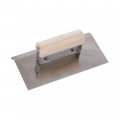 Qlt Stainless Steel Hand Edger Wood Handle 8 In Length 4 Width 0 75 Radius 875 Lip Ce520s