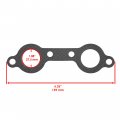 Caltric Exhaust Manifold With Gasket And Springs Compatible Polaris Ranger Crew 800 2010-2014 4x4 Efi
