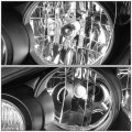 Auto Dynasty Black Housing Amber Corner Headlight Head Lamps Tool Kit For Camry 05-06