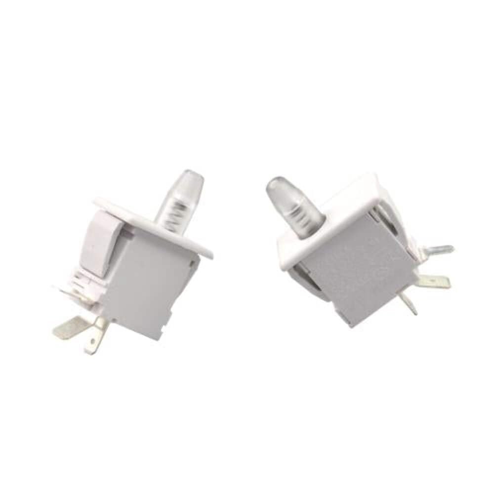 Refrigerator Door Light Switch Wr23x29170 Black Mechanical Push Button Replacement Part For Refrigerators