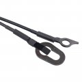 Newyall Pair Left And Right Rear Tailgate Cables Lift Gate Support Straps With Hinge Pivot Bushing Insert Kit