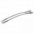 Newyall Pair Left And Right Rear Tailgate Cables Lift Gate Support Straps With Hinge Pivot Bushing Insert Kit