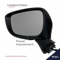 Spieg Driver Side Mirror Replacement For Mazda Cx-3 2016-2021 Power Adj Heated Turn Signal Indicator Manual Fold Ptm Left