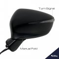 Spieg Driver Side Mirror Replacement For Mazda Cx-3 2016-2021 Power Adj Heated Turn Signal Indicator Manual Fold Ptm Left