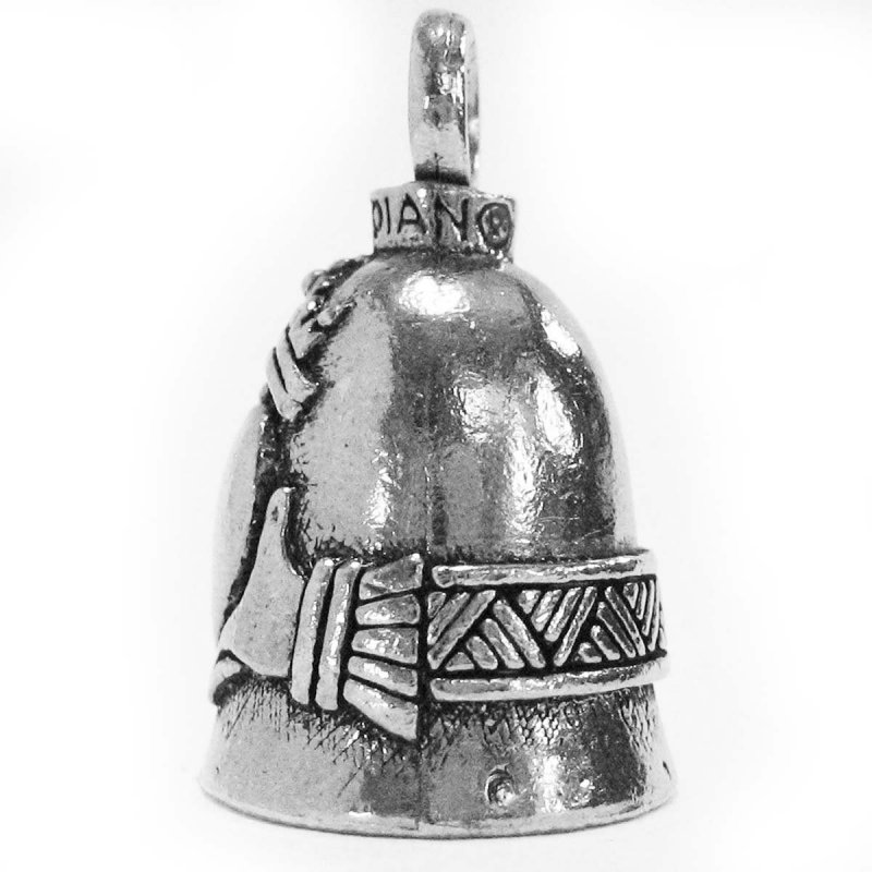 Guardian Bell Celtic Claddagh Heart Motorcycle Biker Luck Riding Silver