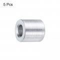 Uxcell 5pcs Aluminum Spacer 1 4 Bore X 2 Od Length Screw Standoff Bushing Plain Finish Round Metal For Id Screws Bolts And Rods