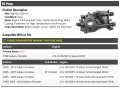 Engine Pump 12mm Rotor With Seal 7 Bolts O-rings And High Temperature Pressure Black Coating Treatment Compatible 1998-2013