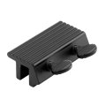 U 98078 Sliding Door And Window Lock Matte Black Heavy Duty Cast Metal For Framed Doors With 1 4 In Fins Double Screw Single 