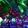 Domlum Led Rainbow Light String 15ft Waterproof Indoor And Outdoor Lighting Used For Party Christmas Tree
