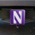 Northwestern University Primary Logo Tow Trailer Hitch Cover Plug Insert