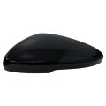 Driver Side Mirror Cover For 2018 2023 Honda Accord Material Black Housing With Turn Signal Lamp Fits Ex L Hybrid Lx Sport 