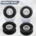 X Autohaux Md368210 Car Accessory Drive Belt Idler Pulley Deflection Guide Serpentine For Mitsubishi Montero 2001-2006