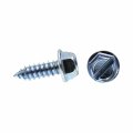 Prime-line Sheet Metal Screw Self-tapping Slotted Hex Washer Head 14 X 3 4 In Zinc Plated Steel Pack Of 100