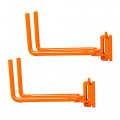 Autoswpozo 2-pack E-track Heavy Duty Shovel Tool Hanger Track Hooks For Tools Rakes Spades In Trailers Trucks Workshop And 