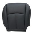 Secos Passenger Side Bottom Perforated Leather Seat Cover Black For Infiniti Q50 2014 2015 2016 2017 2018 2019 2020 