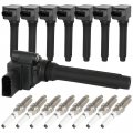Aintier 8 Ignition Coils Wilth Iridium Spark Plugs13-18 A8 13-21 S6 13-18 S7 13-16 S8 4 0l V8 079905110l 079905110p Uf-714